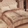 Double Bed Luxury Fur Blanket