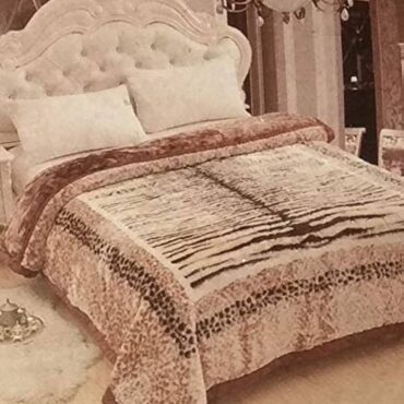 Double Bed Luxury Fur Blanket